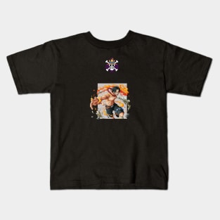 Monkey dluffy Kids T-Shirt